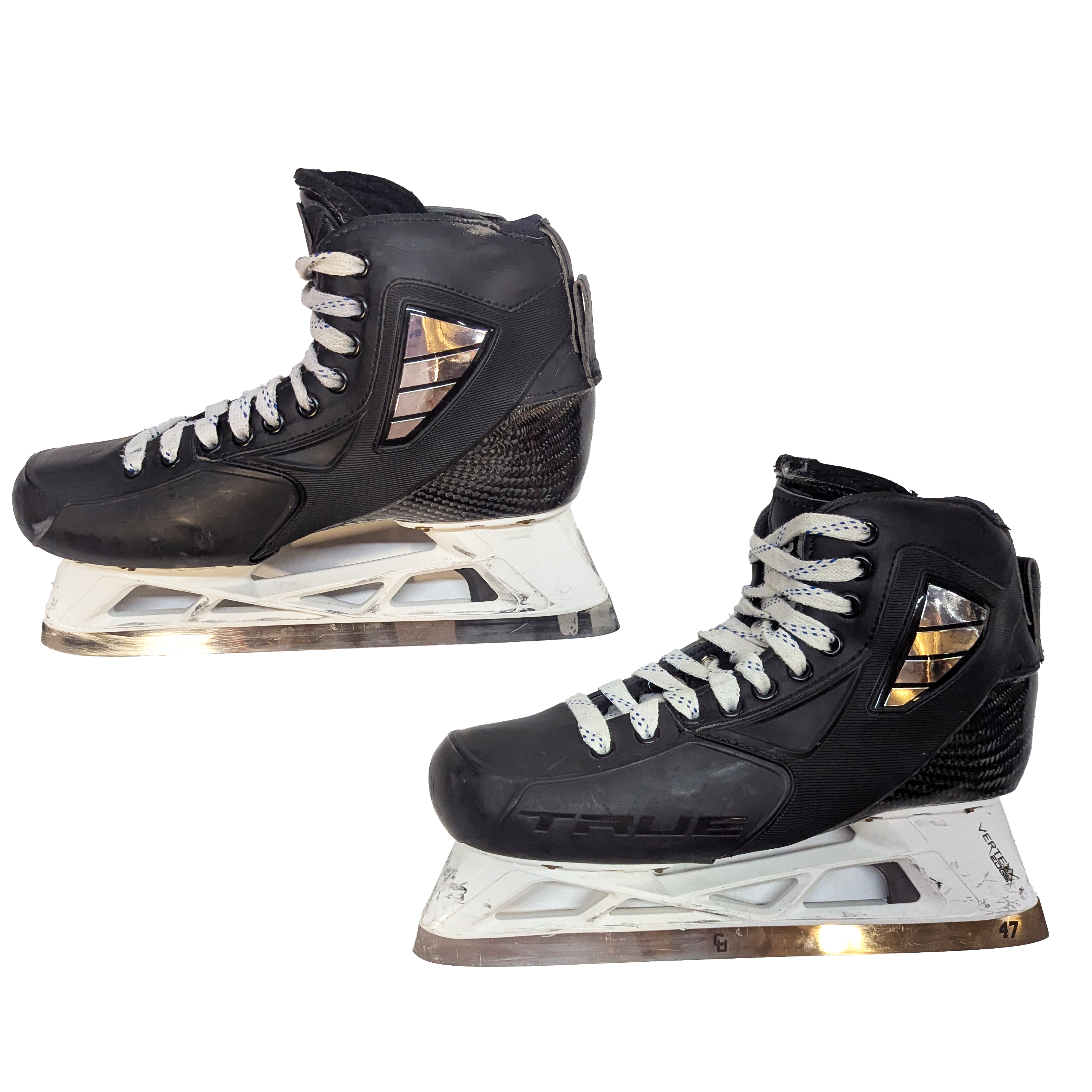 True Custom - Patins de gardien NCAA Pro Stock d'occasion - Taille 10